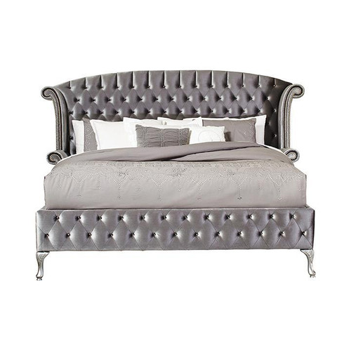 Deanna Bedroom Collection Grey Cal King Bed