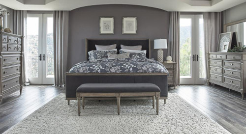 Alderwood 5-piece Queen Bedroom Set Gray