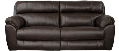 Costa Lay Flat Reclining Sofa (88") Chocolate