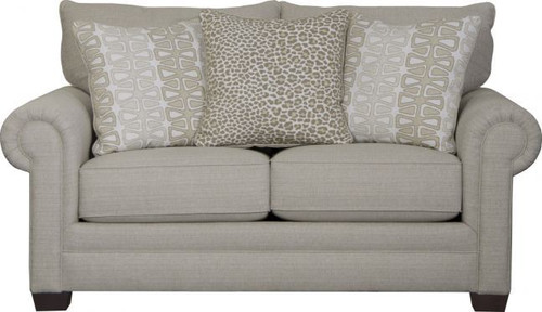 Havana  Loveseat in Linen/Snow