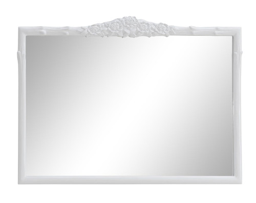 Mantel Mirror White