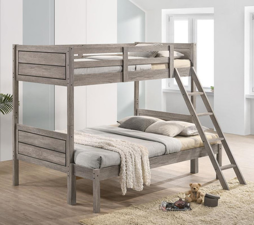 Ryder Twin Bunk Bed Gray