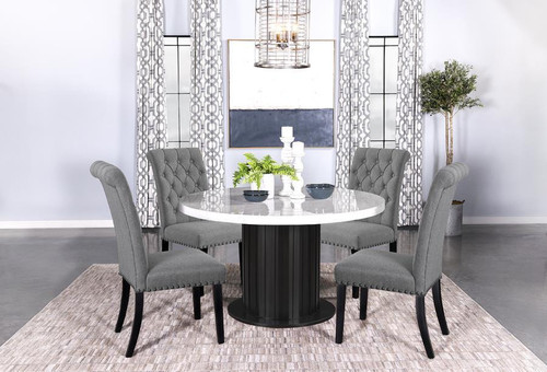 Sherry Dining Table 5 Pc. Set Gray