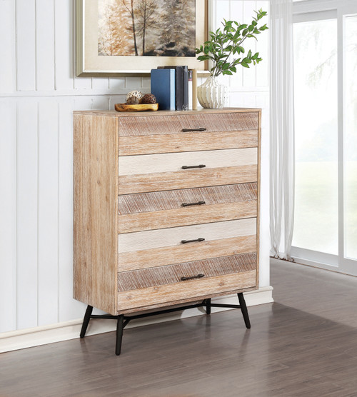 Marlow 5-Drawer Chest Rough Sawn Multi