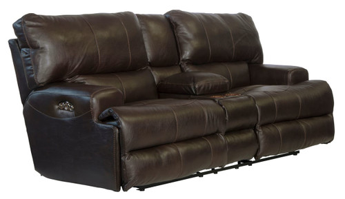 Wembley Console Loveseat Chocolate