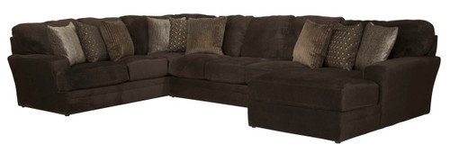 Mammoth Modular Sectional in Chocolate/Brindle