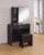 Cappuccino Vanity and Storage Bench (300289)