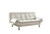 Dilleston Tufted Back Upholstered Sofa Bed White