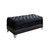 Barzini Upholstered Black Trunk