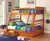 Ashton Honey Twin-over-Full Bunk Bed