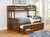 Atkin Weathered Walnut Twin XL-over-Queen Bunk Bed