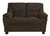 Clementine Casual Brown Loveseat
