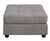 Claude Casual Dove Ottoman