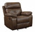 Damiano Brown Faux Leather Recliner