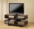 Parker TV Console with 5 Open Compartments Cappuccino