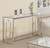 Occasional Contemporary Nickel Sofa Table