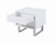 Contemporary Glossy White Side Table