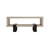 Dinard Coffee Table with Shelf Grey Driftwood