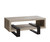 Dinard Coffee Table with Shelf Grey Driftwood