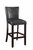 Modern Cappuccino Bar-Height Stools, Set of Two