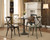 Oswego Traditional Bronze Dining Table