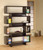 Contemporary Cappuccino Bookcase (800307)