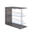 Two-Shelf Contemporary Weathered Grey Bar Table