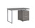 Contemporary Weathered Grey Writing Desk (800520)