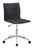 Modern Black and Chrome Home Office Chair