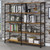 Barritt Industrial Antique Nutmeg Double-Wide Bookcase