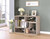 Contemporary Grey Driftwood Convertible TV Stand and Bookcase
