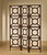 Transitional Cappuccino Folding Screen