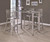 Contemporary Clear Acrylic Bar Stools, Set of Two