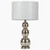 Transitional Antique Silver Lamp