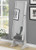 Transitional Dove Grey Cheval Mirror Armoire