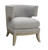 Dominic Barrel Back Accent Chair Grey and Weathered Grey