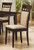 Gabriel Casual Beige and Cappuccino Dining Chair, Set of Two