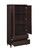 Transitional Rustic Tobacco Accent Cabinet