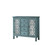 French Country Antique Blue Accent Cabinet