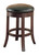 Casual Walnut Counter-Height Bar Stools, Set of Two
