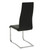 Contemporary Black and Chrome Dining Chair