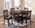 Lavon Transitional Espresso Five-Piece Dining Set