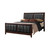 Carlton Transitional Cappuccino Queen Bed