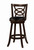 Traditional Espresso Bar-Height Stools, Set of Two