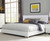 Felicity Contemporary Glossy White Lighted Queen Bed