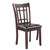 Lavon Transitional Warm Brown Dining Chair, Set of Two