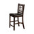 Lavon Transitional Espresso Counter-Height Chair, Set of Two
