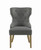 Modern Grey and Natural Tufted Dining Chair