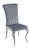 Hollywood Glam Chrome Dining Chairs (4)