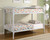 Contemporary White Twin Metal Bunk Bed